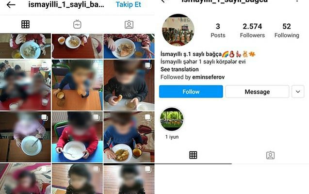 Uşağın döyüldüyü bağça “Instagram”dan bütün paylaşımlarını sildi