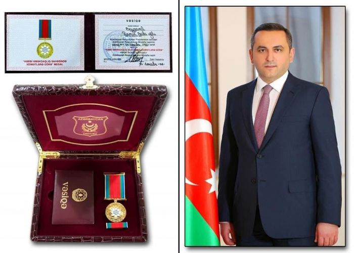 TƏBİB sədri Ramin Bayramlı medal ilə təltif olundu