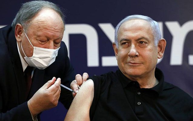 İsraildə koronavirus peyvəndi ilk olaraq NETANYAHUYA VURULDU