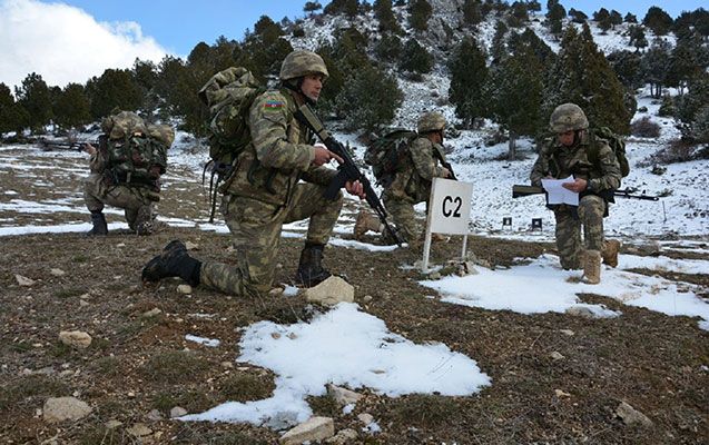 Hərbçilərimiz Türkiyədə alpinizm təlimi keçir