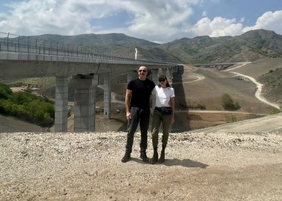 Mehriban Əliyeva Şuşada inşa olunan yolları paylaşdı