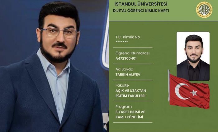 Tolik Türkiyədə universitetə qəbul oldu