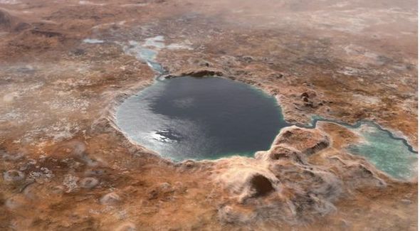 Marsda göl tapıldı - FOTOLAR