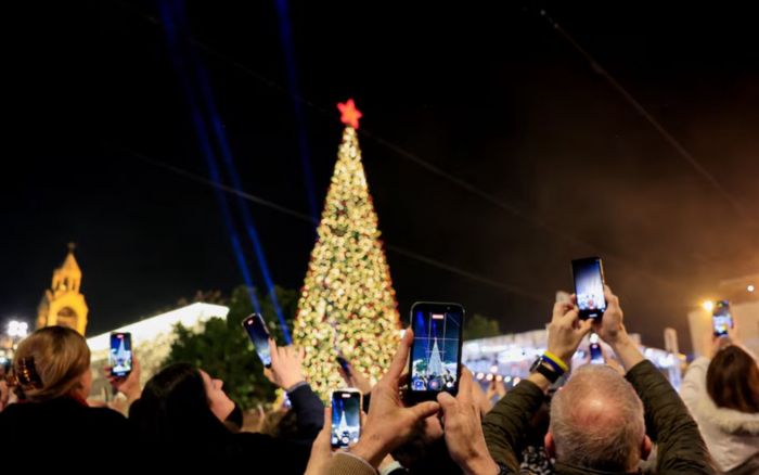 İsanın doğulduğu şəhərə Milad qayıtdı - FOTOLAR