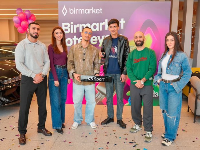 Birmarketdən növbəti böyük hədiyyə: Kia K5 Sport qalibə təqdim olundu