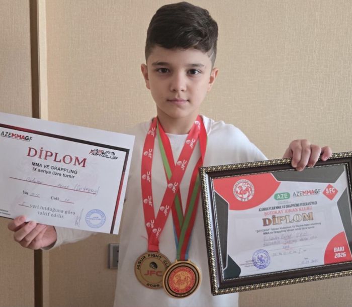 Aşıq Zülfiyyənin nəvəsi çempion oldu - FOTOLAR