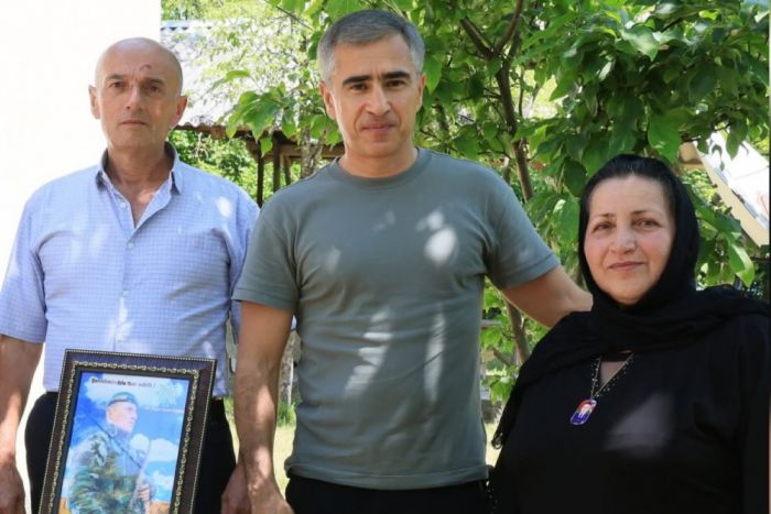 Anar Ələkbərov Oğuzda şəhid ailəsinin qonağı oldu