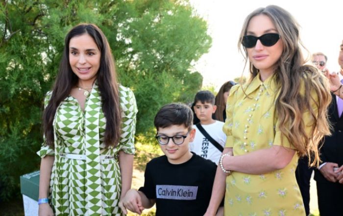 Leyla və Alena Əliyevalar festivalda - FOTOLAR