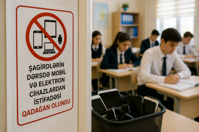 Nazirlik məktəblərdə mobil telefondan istifadəni QADAĞAN ETDİ