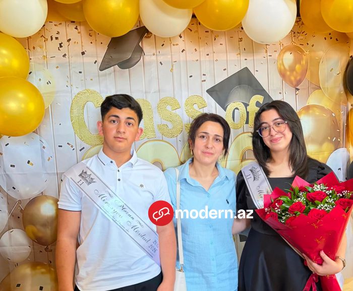 Azərbaycanda ana və iki övladı eyni vaxtda tələbə oldu