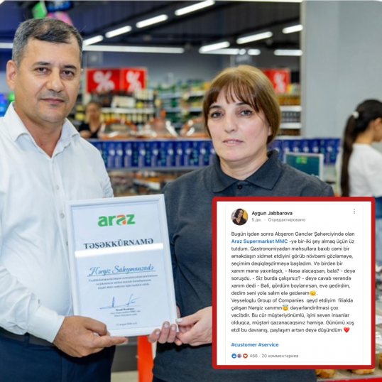 "Araz" supermarketdən cavabsız qalmayan yaxşılıq - TƏSİRLİ REAL HADİSƏ