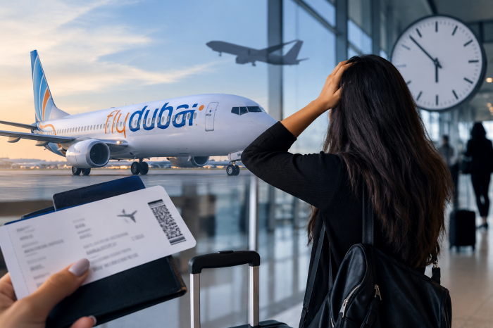 Sərnişinlərin xəbəri olmadan “Fly Dubai” uçuş saatını dəyişib - SƏRNİŞİNLƏR HAVA LİMANINDA QALIB