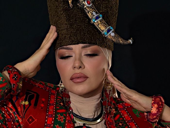 Xuraman Şuşalı milli obrazı ilə diqqət çəkdi - FOTOLAR